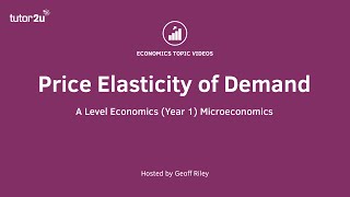 Price Elasticity of Demand I A Level and IB Economics