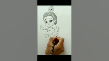 Krishna drawing #krishna #shortsvideo #shorts #short