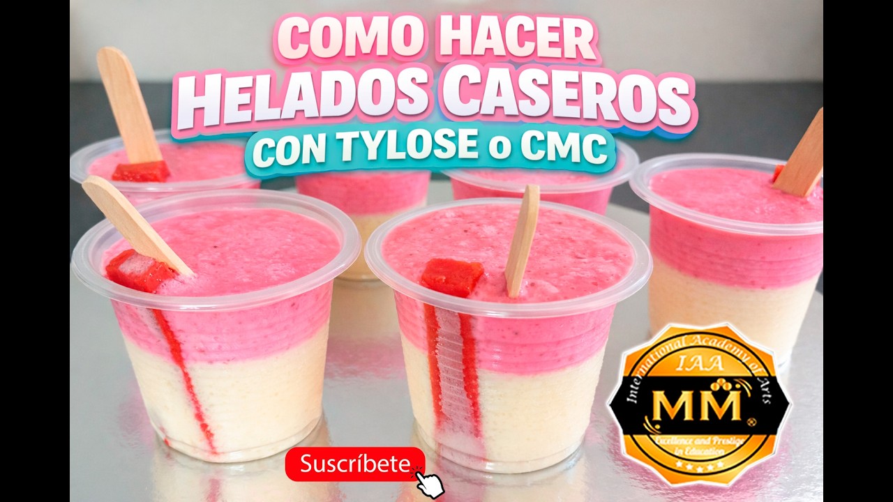 Como hacer helados  con cmc