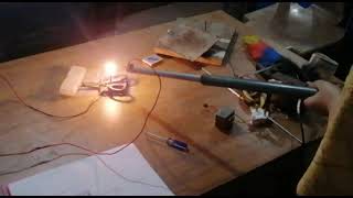 High Voltage Arc Slow-motion - MOT stack