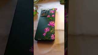 old phone cover lotus makeover flower painting ideas 🪷💓 #phonecoverpainting#diyart#lotusflower art