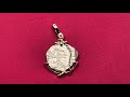 17th century colonial spanish king philip iv 2 reales coin gold anchor pendant