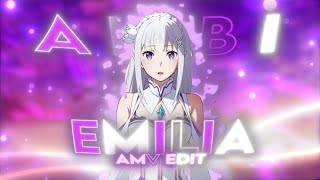 Emilia💜 [AMV/Edit] -  ALIBI 4k! | Re:Zero