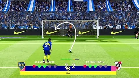 tanda de penaltis BOCA JUNIORS VS RIVER PLATE 4-3 penales ⚽🚀