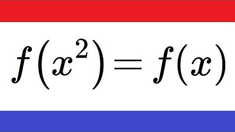 f(x^2) = f(x)