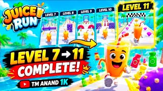 Juice Run Game 🎯 Level 7 to 11 Complete! 🔥 screenshot 3