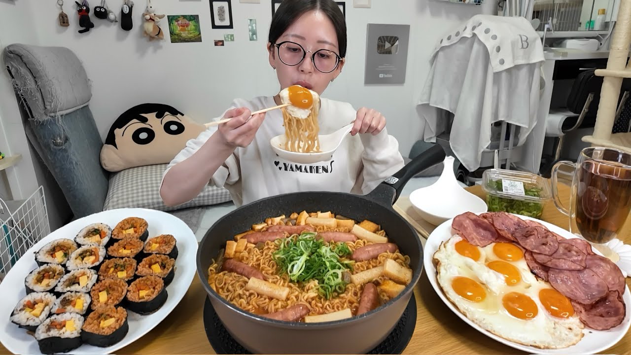 辛ラーメン＆キンパ、欲望のままガチ食いしたら激ウマすぎた