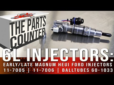 The Parts Counter – 6.0L MAGNUM Ford 03-10 HEUI G2.8 Injectors 11-7005 & 11-7006 & 60-1033 Balltubes