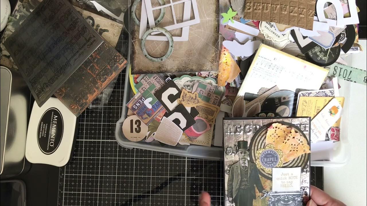 Using Hobby Lobby Clearance Finds to make a card. Tim Holtz 3D embossing folder YouTube