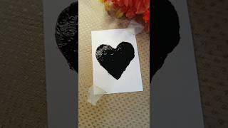 Black Heart Drawing