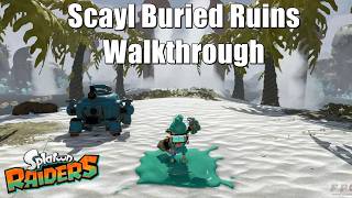 Splatoon Raiders - Scayl Buried Ruins Walkthrough (All collectibles)