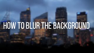 How to Blur the Background in Your Video (Wondershare Filmora 9)