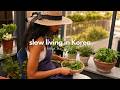 Slow Living in Korea | Sourdough Baking, Beginner Gardening & Quiet Summer Days