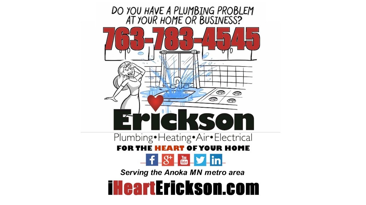 Plumbing Installation and Repair Anoka MN Erickson Plumbing