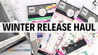 HAPPY PLANNER WINTER RELEASE UNBOXING | Haul & Flip Through