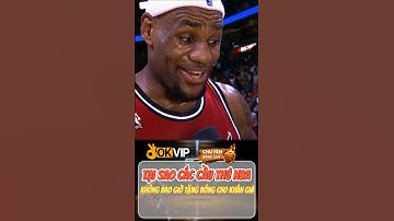 Tại sao các cầu thủ NBA không bao giờ tặng bóng cho khán giả? #bongro #nba #thethao #shortvideo