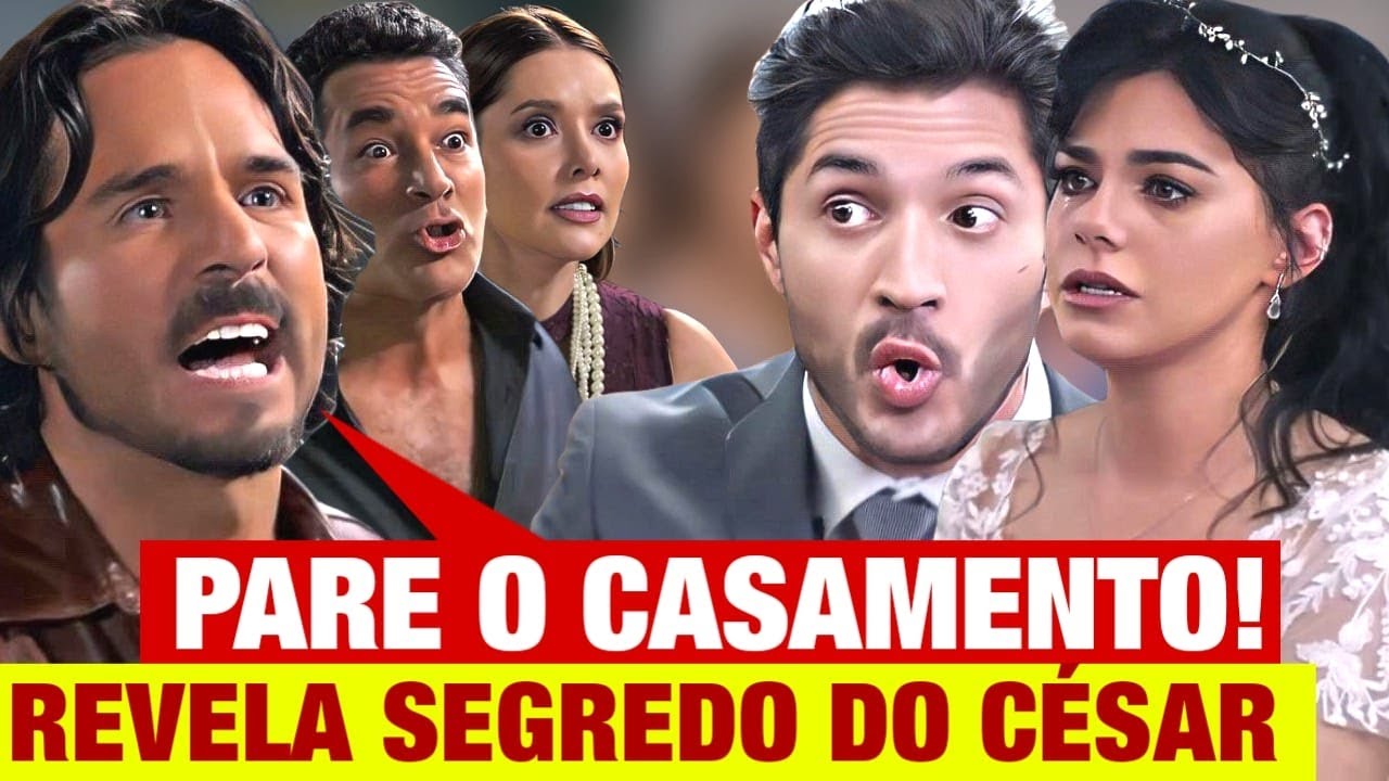 A DESALMADA - Rafael para o CASAMENTO  da Fernanda com o CESAR! REVELA sergredo ASSUSTADOR!!