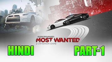 Need For Speed Most Wanted(2012)PC Gameplay Walkthrough Part 1 - Hindi Me Commentary- Ultra Graphics