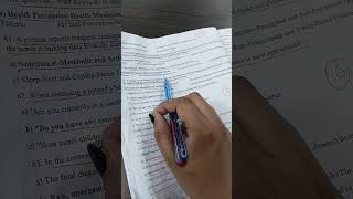 Health assessment 1st seamaSTer mcqs kmu #kmu # healthassessnent