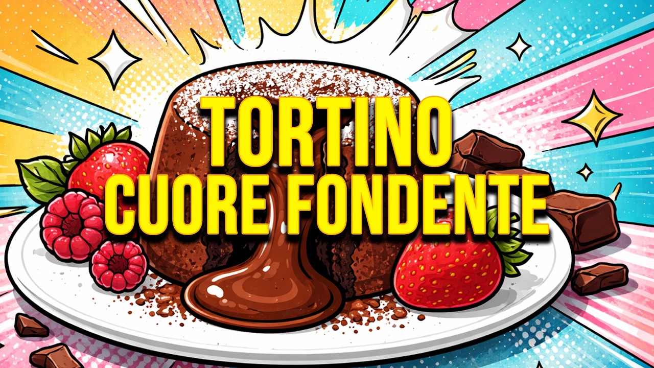 Tortino al cioccolato con cuore caldo fondente #ricettafacile