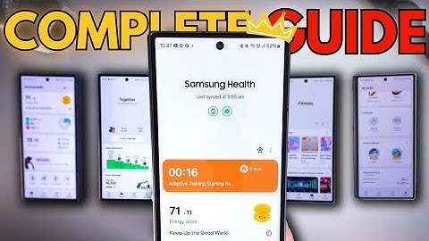 HOW to USE Samsung Health!