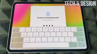 Creating a Passcode on iPad Pro 11” M4 (5th Generation) During the set up