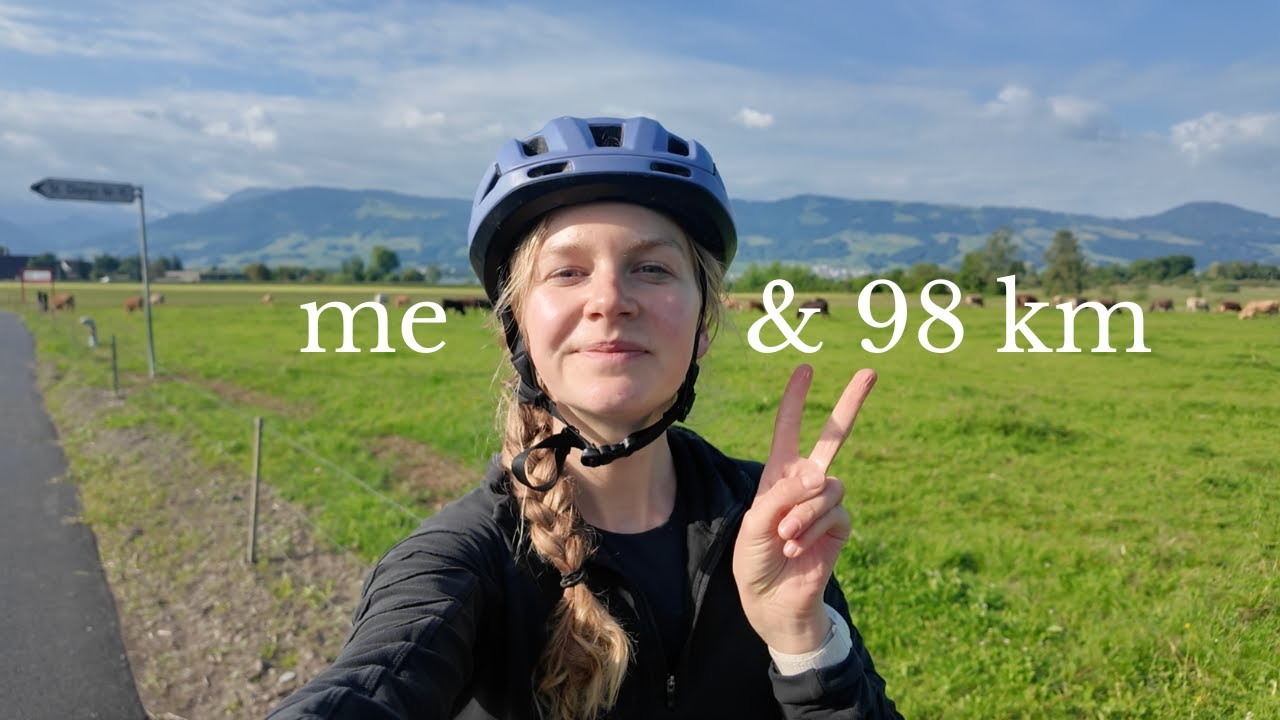 cycling around Lake Zurich on a summerish day