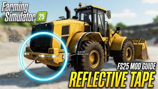 FS Next Modder 🔧 Add Reflection Tape At Your Machines 🔧 Farming Simulator 25 Mods