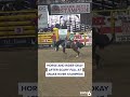 Horse wreck at rodeo