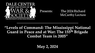 2024 Richard McCarthy Lecture with Maj. Gen. Collins, Maj. Gen. Rhodes, and Col. Thomas