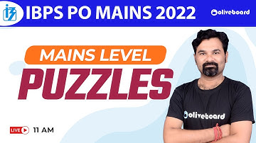 IBPS PO Mains Preparation 2022 | Mains Level Puzzles For IBPS PO Mains | By Radhey Sir