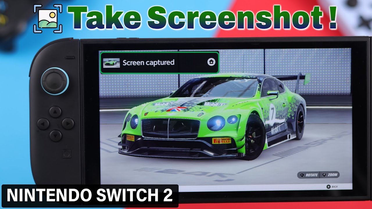 How to Capture Screenshot in Nintendo Switch 2! [Take & View] - YouTube