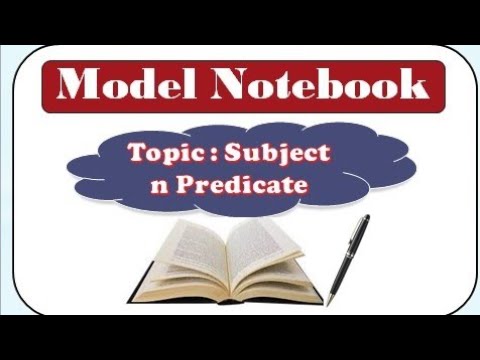 Model notebook- Subject n Predicate - YouTube