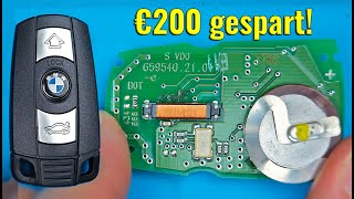 BMW SCHLÜSSEL REPARATUR - Batterie & Gehäuse wechseln / BMW Key Fob Battery Replacement E90 E60 E87 by VOLLLAST - Alles rund ums Automobil 241,748 views 2 years ago 11 minutes, 55 seconds