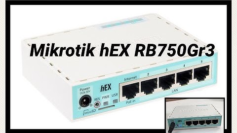 Mikrotik HEX RB750Gr3 (Quick Unboxing TAGALOG)