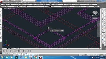 Autocad Drawing for Walkthrough Animation Part 12  ( Urdu )