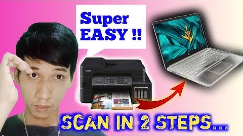 HOW TO Scan Image To Computer Using Brother Printer || HowsTops