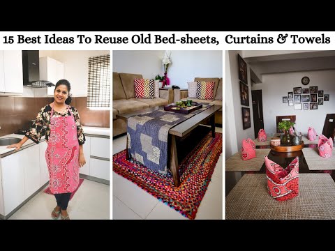 Video: How To Recycle Old Clothes, Sheets And Towels