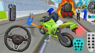 New Green Bike For Parking - 3d Driving Class android game play || Car Game #gameplay #cargame screenshot 1