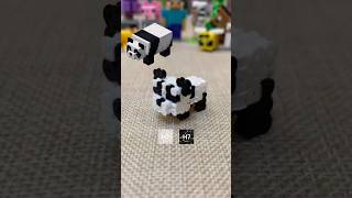 Fuse Bead ASMR. Baby panda from Minecraft #fusebeads #perlerbeads #hamabeads