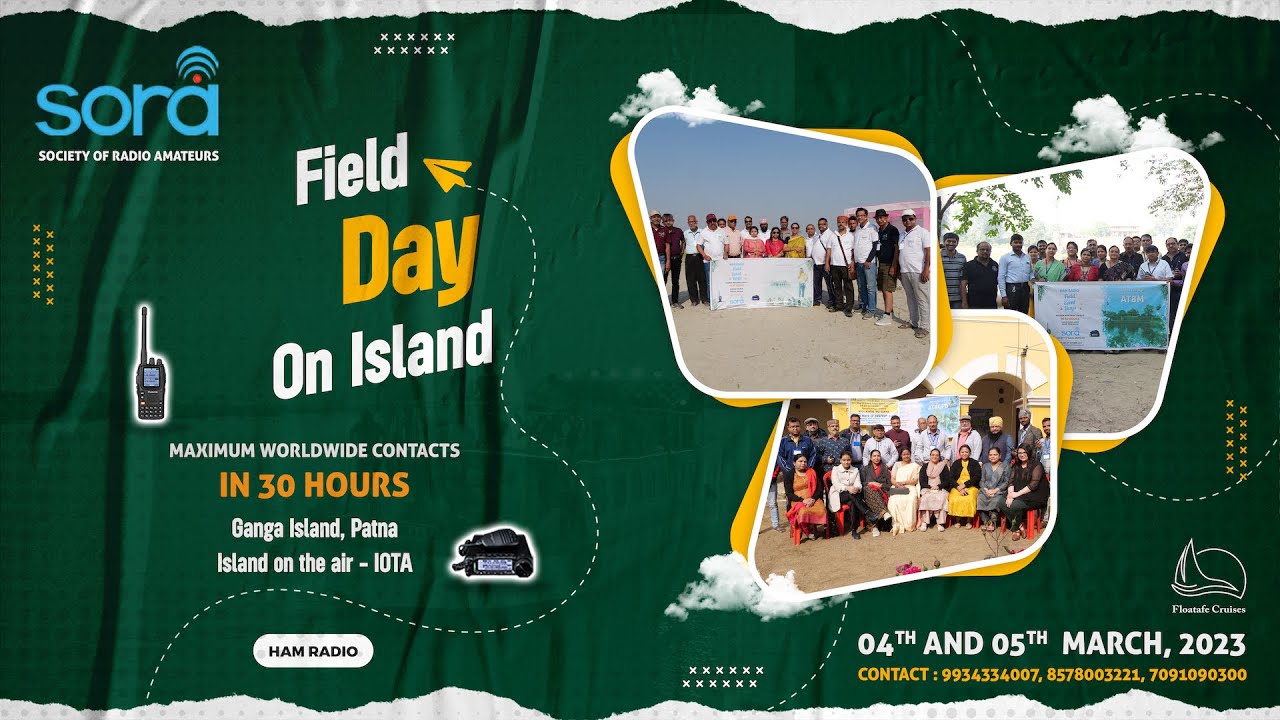 Field Day On Island | Ham Radio Activity | Sora