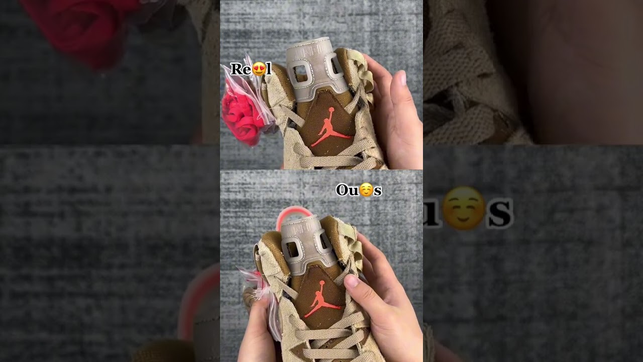 Air Jordan 6 Travis Scott,Can you see the difference? 