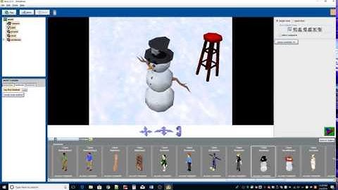 Alice Textbook - Chapter 3 PE #7 (Snowman to Stool)