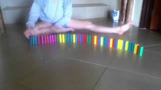 UNO stacko dominoes with Jessicah ;)