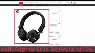 Schnäppchenbilliger Des Tages 06.10.25 - Marshall Major Iv Bluetooth-Kopfhörer In Schwarz
