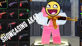 Showcasing AK47( Roblox flag wars)