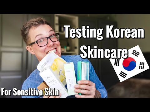 KOREAN SKINCARE FOR SENSITIVE SKIN - Korean Skincare Haul and try on
