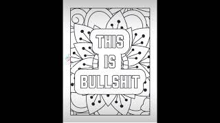 Swear Words coloring book