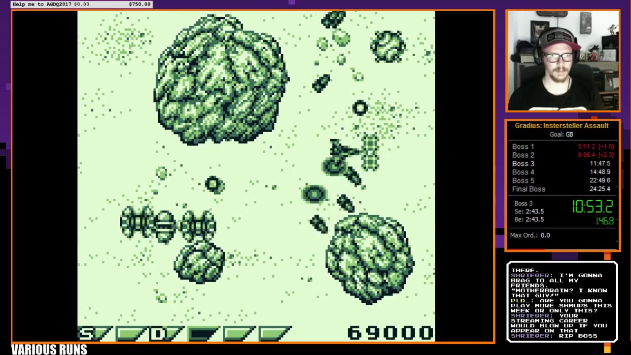 Gradius: Interstellar Assault (GameBoy) WR: 