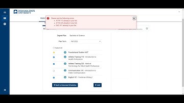 Schedule Builder Video